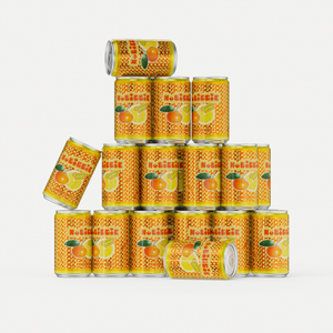 Pyramid stack of orange and yellow 
